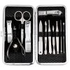 zizzon manicure set 12 in 1 black